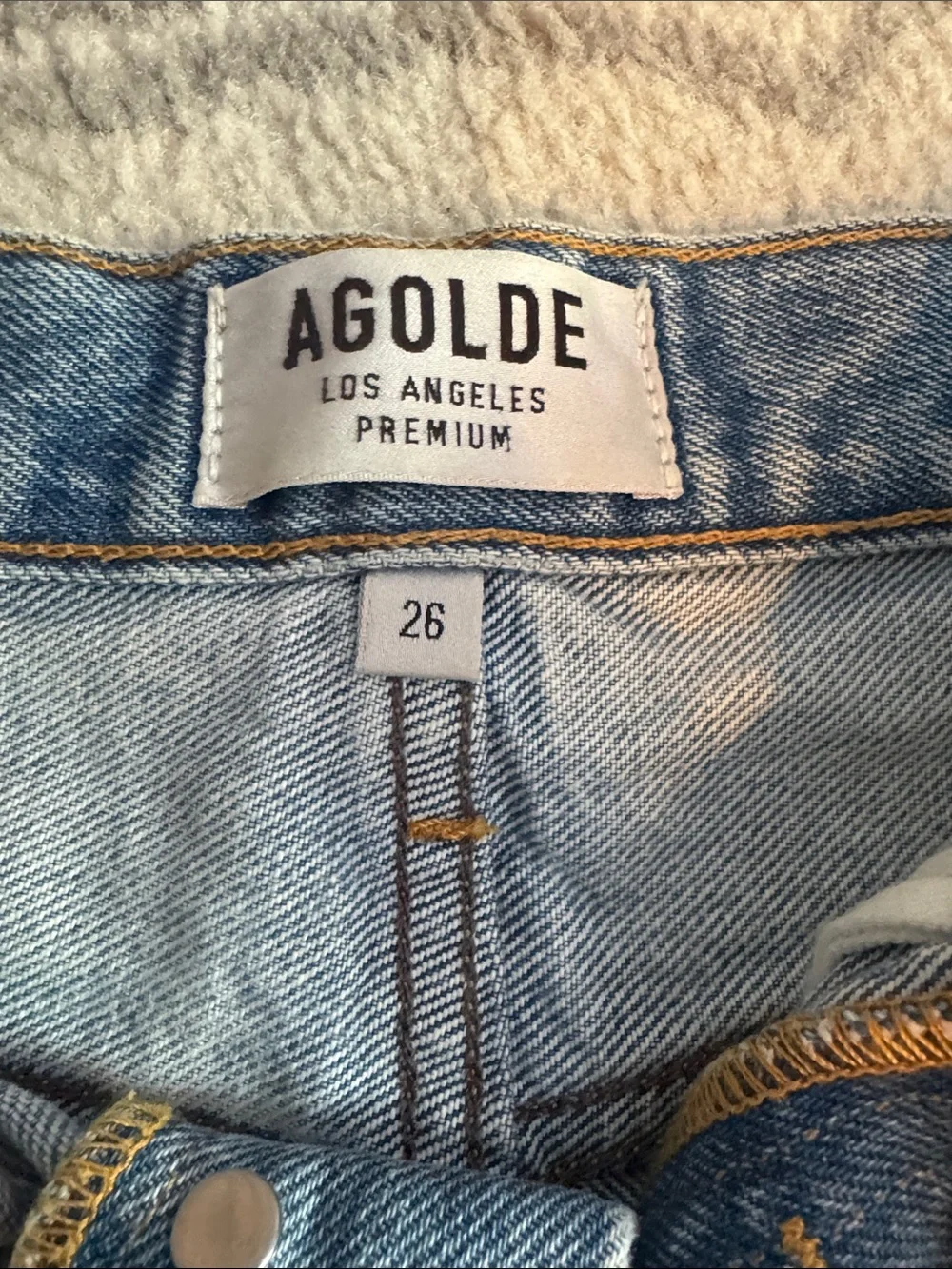 Agolde light blue